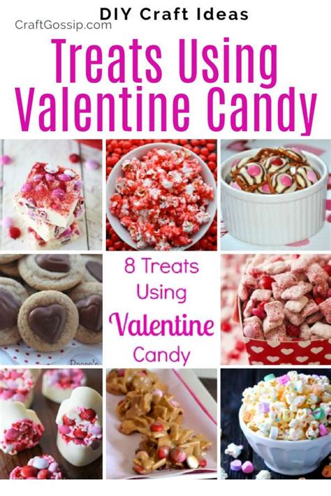 8 Treats Using Valentine Candy – Edible Crafts