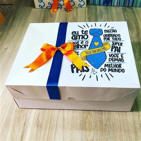 Ideias De Caixa Personalizada Para O Dia Dos Pais