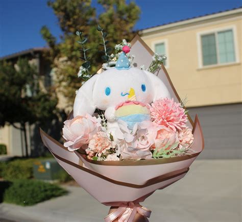 Cinnamoroll Bouquet Birthday Series Sanrio Bouquet Sanrio - Etsy