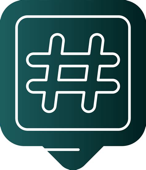 Hashtags Vector Icon Design 16489037 Vector Art At Vecteezy