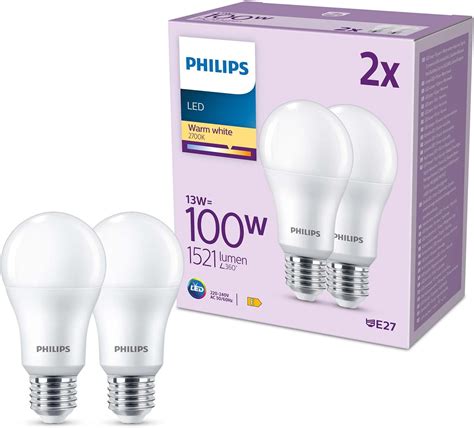 Philips Led Premium Classic A95 Frosted Light Bulb E27 Edison Screw 200w Warm White 2700k