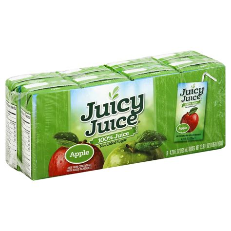 Juicy Juice 100% Apple Juice 4.23 oz Boxes - Shop Juice at H-E-B