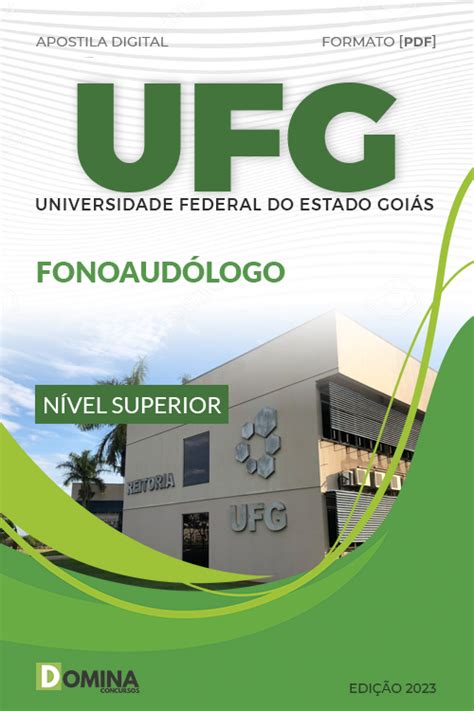 Apostila para Concurso UFG 23 Fonoaudiólogo Domina Domina Concursos