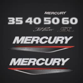 Mercury Hp Fourstroke Decal Set M Decals