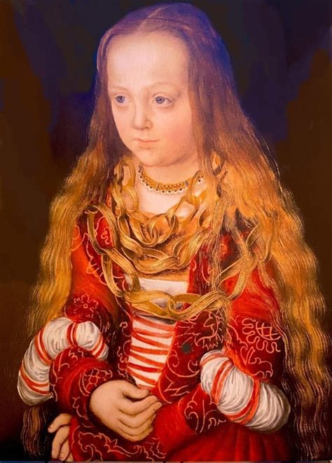 A Princess Of Saxony By Lucas Cranach The Elder LadyKflo