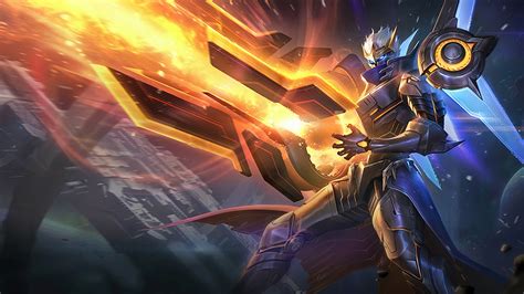 Granger Starfall Knight Skin Mobile Legends 4k Hd Wallpaper Rare