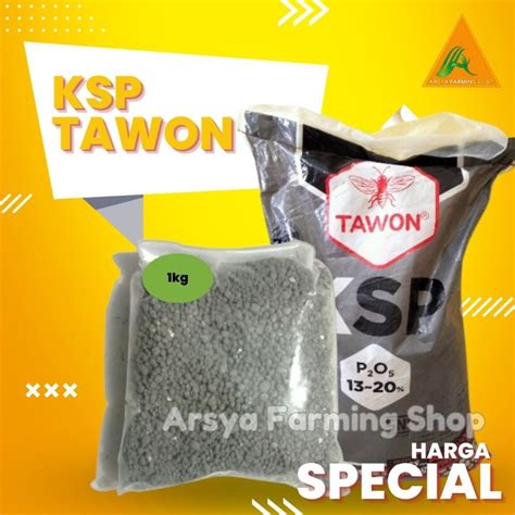 Jual Pupuk Phosphate KSP Cap Tawon Repack 1Kg Sejenis Pupuk TSP