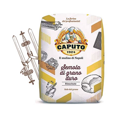 Molino Caputo Semola Hartweizenmehl 5kg Riccardo Amatulli Import