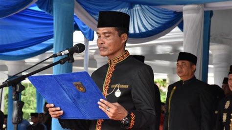 Pemko Langsa Gelar Upacara Hari Jadi Ke 22 Sejumlah Pj Wali Kota Dan