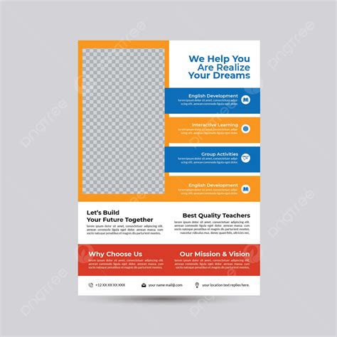 School Admission Flyer Design Template Download On Pngtree