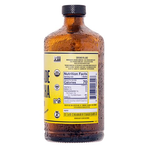 Health Ade Ginger Lemon Kombucha 16oz Btl Delivered In As Fast As 15 Minutes Snap Ebt