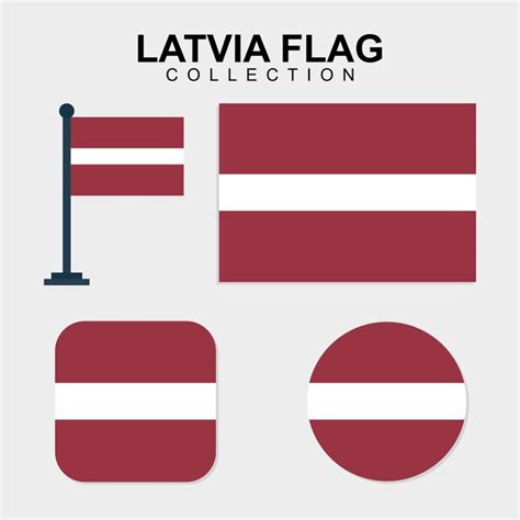 Premium Vector National Flag Of Latvia Illustration