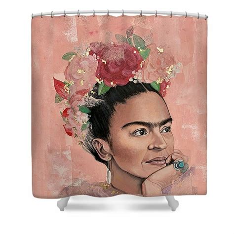 Cortina De Baño Frida Kahlo Óleo Sobre Lienzo