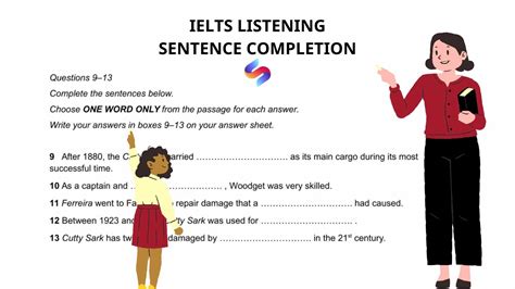 Chiến thuật làm bài Sentence completion trong IELTS Listening