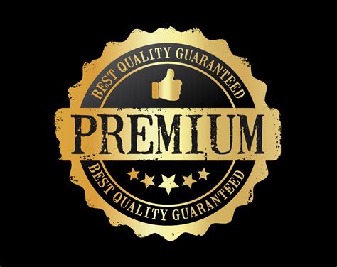 Premium Quality Best Quality Guaranteed Badge Vector Illustration