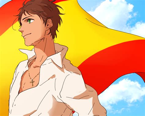 spain axis powers hetalia image  mjujuetc mangaka