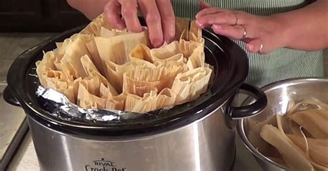 TAMALES IN CROCKPOT in 2024 | How to cook tamales, Easy tamales recipe ...