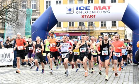 Ix Ostrowski Ice Mat P Maraton Start Biegu Foto Kurier Ostrowski