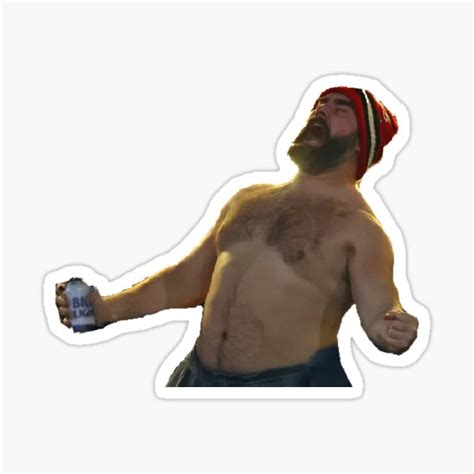 Jason Kelce Shirtless Sticker For Sale By Kishen Patel Redbubble