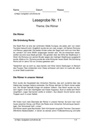 Lesetexte Klasse Zum Ausdrucken Lesen Und Verstehen Kostenlose