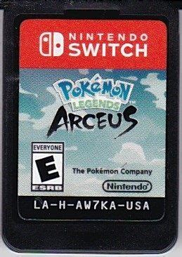 Pok Mon Legends Arceus Cover Or Packaging Material Mobygames