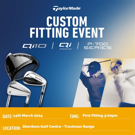 TaylorMade Fitting Event Mar24 - Sherdons Golf Centre