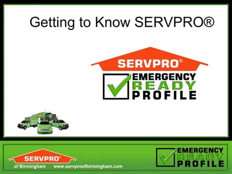 Servpro Emergency Ready Proficle Ppt