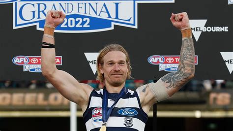 AFL Grand Final 2022: Tom Stewart panned for podium snub video, Geelong ...