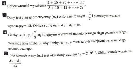 Liczby X S Kolejnymi Wyrazami Monotonicznymi Ci Gu