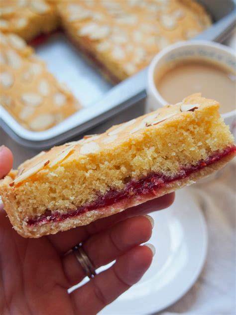 Bakewell Slice Carolines Cooking