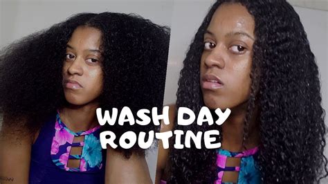 Wash Day Routine For Natural Curly Hair Youtube