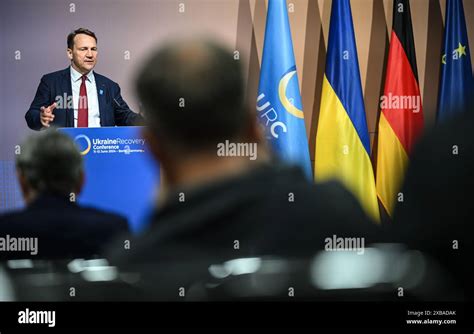 Berlin Germany Th June Radosaw Sikorski Foreign Minister