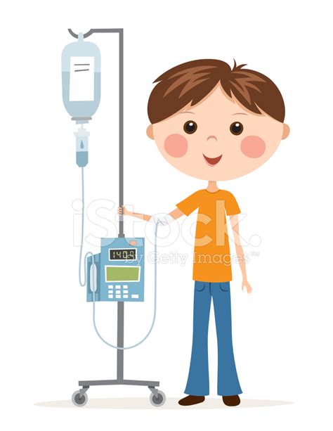 Boy Having Infusion Stock Photo Royalty Free Freeimages