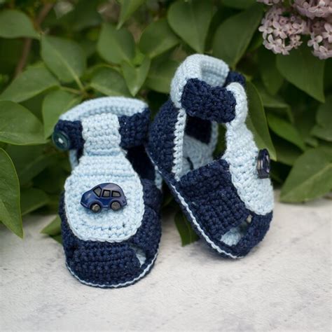 Items similar to Crochet Baby Boy Sandals. Crochet Sandals, Baby Boy Sandals, Boy Shoes, Crochet ...