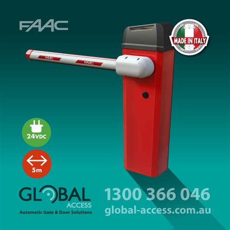 FAAC B614 24v Automatic Barrier 3 4 5m Global Access