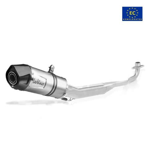 Leovince Lv One Evo Complete Exhaust Steel Approved Gilera Runner