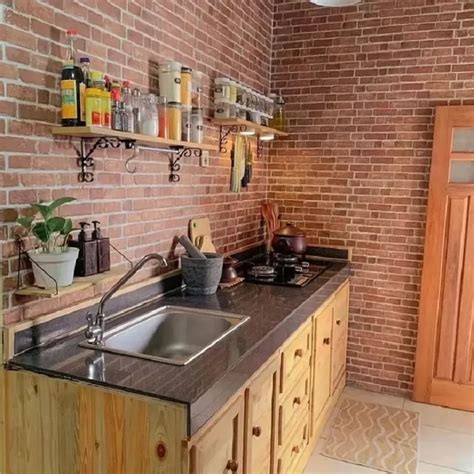 10 Inspirasi Desain Dapur Sempit Memanjang Yang Membuat Ruangan