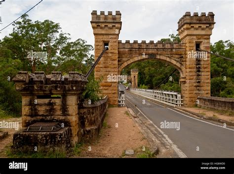 Hampden Bridge Kangaroo Valley Australia Stock Photo Alamy