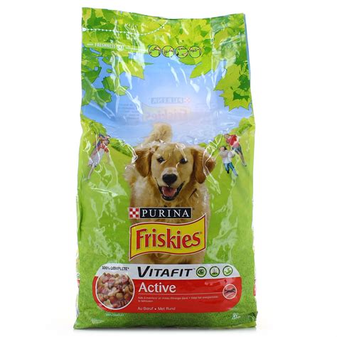 Friskies Croquettes Vitafit Active Au B Uf Pour Chien Adulte Kg