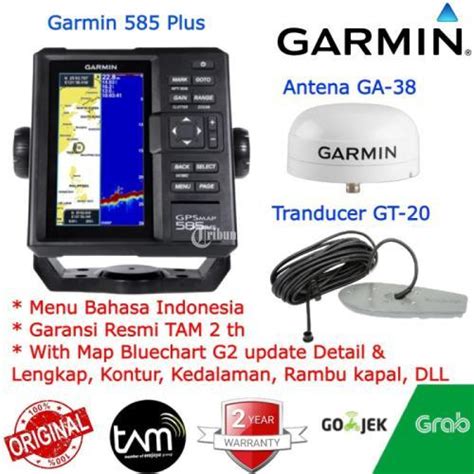 Gps Garmin Plus Map Indonesia Tranducer Pemindai Sonar Chrip Di