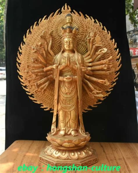 Tibet Bronze Dor Bras Avalokiteshvara De La D Esse Kwan Yin