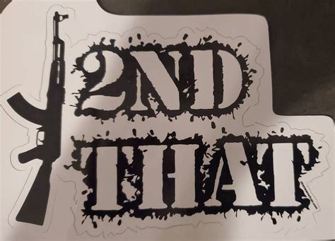 2nd Amendment Decal - Etsy