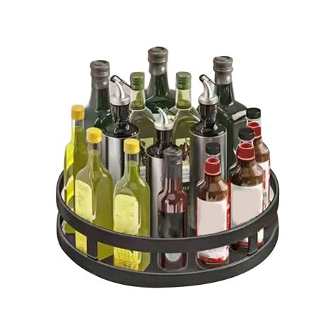 Rotating Kitchen Storage Tray 360 Degreee Rotatable Spice Organizer Bin