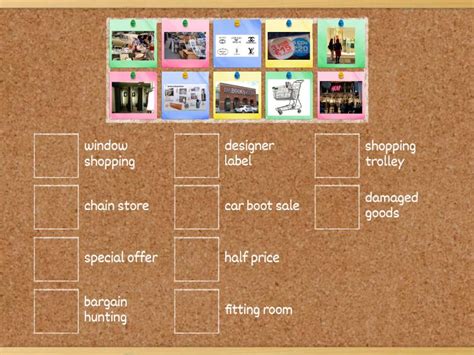 Vocabulary 10b Collocations Match Up