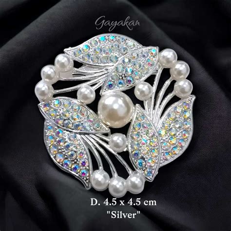 Jual Bros Brooch Dada Jilbab Hijab Stainless Mewah Seri Aneka Model