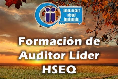 Formación De Auditor Líder Hseq Academiacii