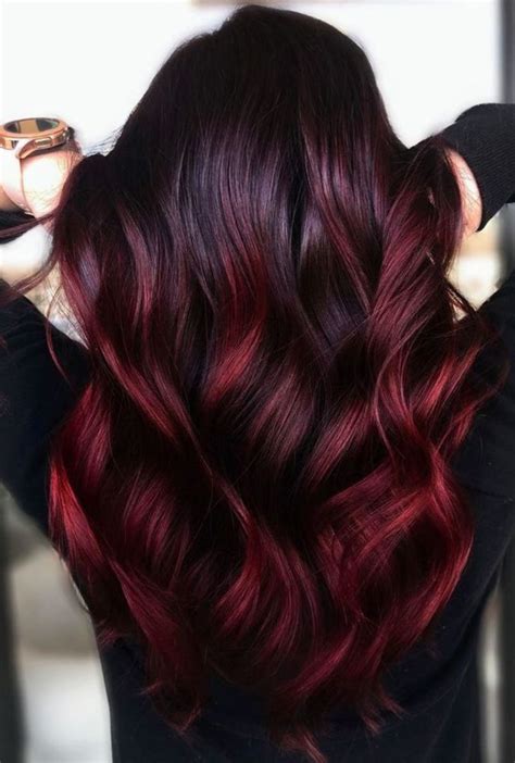 Wine Hair Color Dark Red Hair Color Hair Color Shades Hair Color For