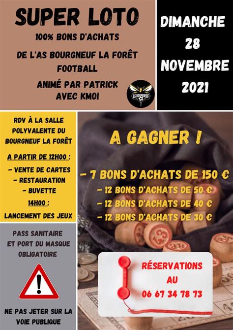 Affiche Loto Foot Le Bourgneuf La For T