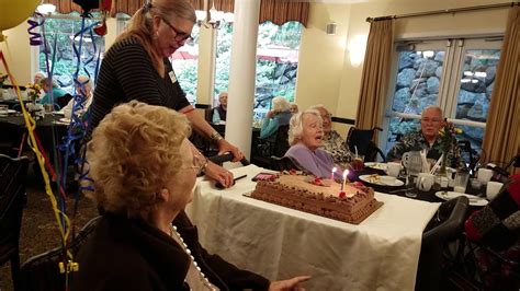 Moms 90th Birthday Celebration At Wyatt House Youtube