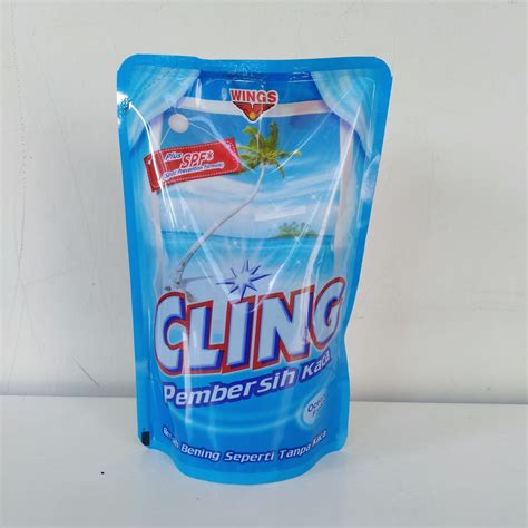 Jual Cairan Pembersih Kaca Cling Refill 425ml Shopee Indonesia